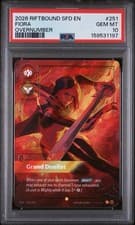 Riftbound 2026 SFD Fiora Grand Duelist 251 EN Overnumber Foil PSA 10
