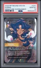 Karma - Channeler (Overnumbered) 237/221 Signature English - PSA 10