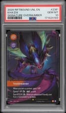 2026 RIFTBOUND LOL UNLEASHED KHA'ZIX VOIDREAVER SIGNATURE OVERNUMBER 236* PSA 10