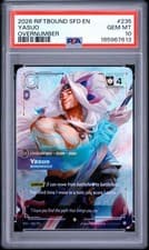 2026 RIFTBOUND: LEAGUE OF LEGENDS SFD-SPIRITFORGED #235 YASUO - WINDRIDER PSA 10