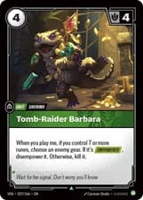 Tomb-Raider Barbara Uncommon Vendetta 037/166 NM Riftbound