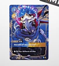 Riftbound Viktor Herald Of The Arcane #265 Metal Card Prize Wall 1 OF 35 Copies