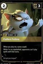 Fallen Feline 132/166 Rare Vendetta Riftbound Foil Near Mint