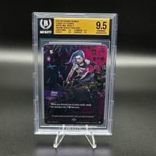 Jinx Rebel BGS 9.5 Arcane Promo English Riftbound League of Legends Card 202/298