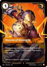 Decree of Strength 085/166 R Vendetta Riftbound Foil NM/M