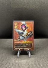 1x Fiora - Grand Duelist (Metal) (Prize Wall) - 205/221 - Promo NM-Mint Riftboun