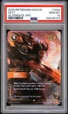 2025 RIFTBOUND: LEAGUE OF LEGENDS OGN-ORIGINS #164A SETT - BRAWLER PSA 10