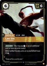 Lee Sin - Centered NM Rare Origins Riftbound