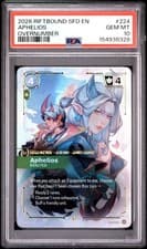 2026 RIFTBOUND SFD-SPIRITFORGED OVERNUMBER #224 APHELIOS - EXALTED PSA 10