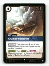 GRUMPY ROCKBEAR VENDETTA 050/166 RIFTBOUND NM/M