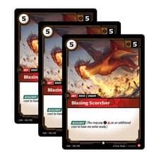 Blazing Scorcher x3 Playset | 001/298 | OGN | Riftbound | NM