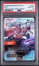 2026 RIFTBOUND SFD-SPIRITFORGED SIGNATURE OVERNUMBER #232* SETT - BRAWLER PSA 10