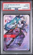 2026 RIFTBOUND SFD-SPIRITFORGED SIGNATURE OVERNUMBER #223* VAYNE - HUNTER PSA 10