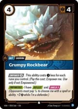 Grumpy Rockbear 050/166 Common Vendetta Riftbound Near Mint