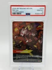 Riftbound Rek'Sai Void Burrower Overnumber #243 Foil Legend EN 2026 PSA 10