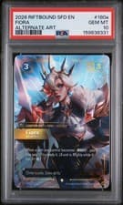 2026 RIFTBOUND: LEAGUE OF LEGENDS SFD-SPIRITFORGED ALT ART #180A FIORA PSA 10