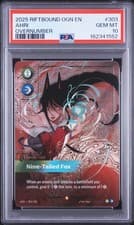 2025 RIFTBOUND: LEAGUE OF LEGENDS OGN-ORIGINS #303 AHRI - NINE-TAILED FOX PSA 10