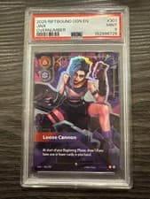 2025 RIFTBOUND OGN EN JINX OVERNUMBER. LOOSE CANNON. PSA 9. 301/298.