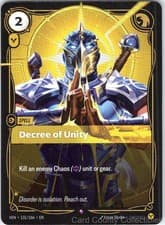 DECREE OF UNITY 131/166 RIFTBOUND FOIL NM/M