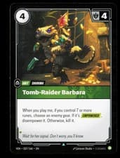 Tomb-Raider Barbara 037/166 Uncommon Vendetta Riftbound Near Mint