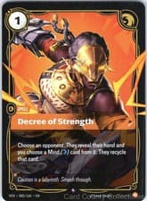 DECREE OF STRENGTH 085/166 RIFTBOUND FOIL NM/M