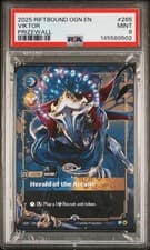 Riftbound Viktor Herald of the Arcane Metal (Prize Wall) PSA 9