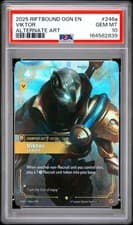 2025 RIFTBOUND: LEAGUE OF LEGENDS OGN-ORIGINS #246A VIKTOR - LEADER PSA 10