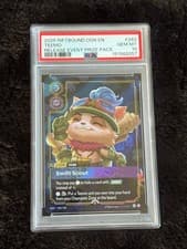 2025 RIFTBOUND: LEAGUE OF LEGENDS OGN RELEASE EVENT PRIZE PACK #263 TEEMO PSA 10