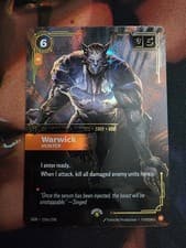 Warwick Hunter 159a/298 Arcane Promo Card RIFTBOUND NM Riftbound BOX FRESH