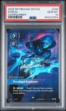 RIFTBOUND: LEAGUE OF LEGENDS SFD-SPIRITFORGED EZREAL - PRODIGAL EXPLORER PSA 10