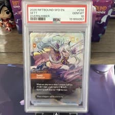 Riot Games League of Legends Riftbound SFD Sett #232 Overnumber Foil PSA 10