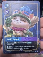 Riftbound Teemo Swift Scout OGN Origins 263/298 Plated Metal Legend Prizewall