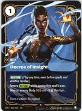 DECREE OF INSIGHT 061/166 RIFTBOUND FOIL NM/M
