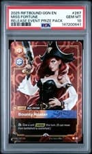 2025 Riftbound LoL OGN Release Event Prize Pack Promo Miss Fortune 267 PSA 10