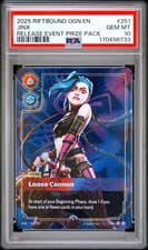 RIFTBOUND LEAGUE OF LEGENDS OGN-ORIGINS #251 JINX RELEASE EVENT PRIZE PSA 10