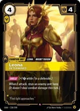 Leona, Determined OGN 238/298 - Riftbound TCG - Rare Foil - NM English