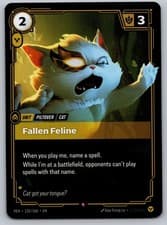 Fallen Feline 132/166 Rare Vendetta Riftbound Foil Near Mint