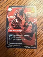 Decree of Rage 015/166 Riftbound Vendetta NM IN HAND!