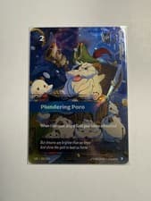 Riftbound Unleashed Plundering Poro Overnumbered 222/219 English MINT FOIL
