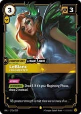 Riftbound LeBlanc (172a/310) Unleashed NM FOIL- Showcase