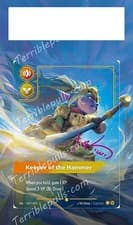 Riftbound Extended Art Insert PSA- Unleashed Poppy 237 ART ONLY