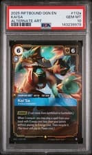 Kai'sa #112a 2025 Riftbound: League Of Legends OGN Origins Alternate Art PSA 10