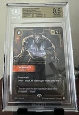 2025 RIFTBOUND LOL WARWICK - HUNTER  ARCANE EXCLUSIVE PROMO BGS GEM MINT 9.5