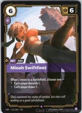 MINAH SWIFTFOOT 111/166 RIFTBOUND FOIL NM/M