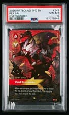 Riot Games 2026 LoL Riftbound Rek'Sai Void Burrower Overnumber #243 PSA 10