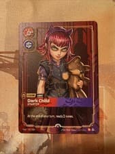 Riftbound TCG Annie - Dark Child METAL Prize Wall Card 017/024 🔥Plated
