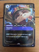 League of Legends Riftbound TCG Teemo Scout Promo Card 197/298