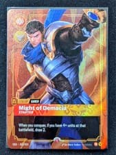 Garen - Might of Demacia Foil Promo Riftbound Organized Play Promotional Cards