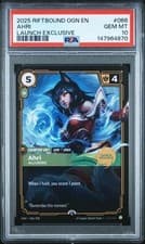 Ahri Alluring 066/298 PSA 10 Launch Exclusive English Riftbound Foil Promo Card