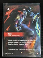 Riftbound TCG - Overnumbered Zed, From The Shadows - VEN 169/166